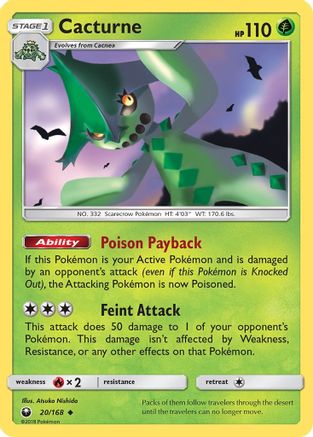 Cacturne 020 SM Celestial Storm - Uncommon