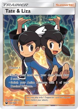 Tate & Liza (Full Art) 166 - Holofoil SM Celestial Storm - Ultra Rare