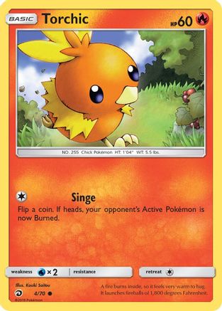 Torchic 004/70 Dragon Majesty - Common
