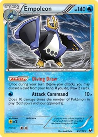 Empoleon 029/108 Deck Exclusives - Rare