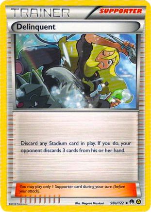 Delinquent 98a/122 - Holofoil Alternate Art Promos - Promo