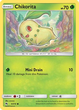 Chikorita (6) 006/214 SM Lost Thunder - Common