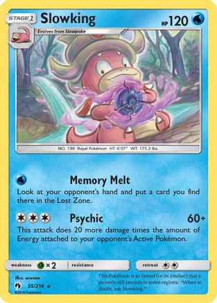 Slowking 055/214 SM Lost Thunder - Rare