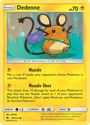 Dedenne (84) 084/214 SM Lost Thunder - Common