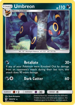 Umbreon 120/214 SM Lost Thunder - Rare