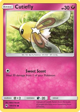 Cutiefly 145/214 SM Lost Thunder - Common