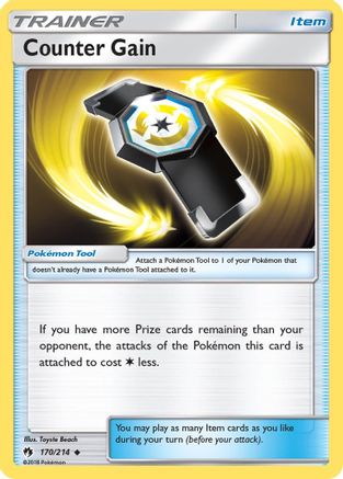 Counter Gain 170/214 - Reverse Holofoil SM Lost Thunder - Uncommon