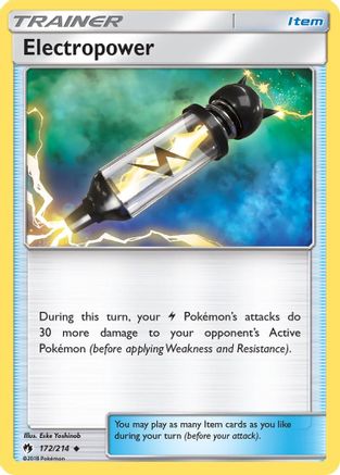 Electropower 172/214 SM Lost Thunder - Uncommon