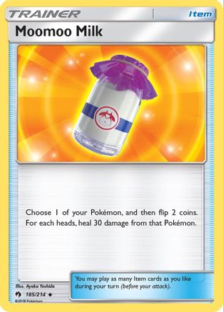 Moomoo Milk 185/214 - Reverse Holofoil SM Lost Thunder - Uncommon