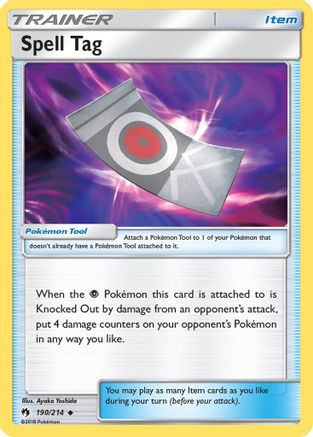 Spell Tag 190/214 SM Lost Thunder - Uncommon