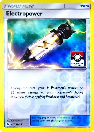 Electropower 172/214 - Reverse Holofoil League & Championship Cards - Promo