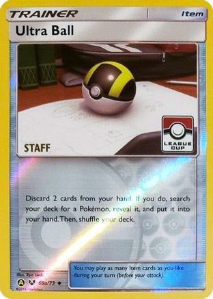 Ultra Ball 68a/73 - Reverse Holofoil League & Championship Cards - Promo