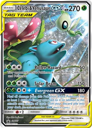 Celebi & Venusaur GX SM167 - Holofoil SM Promos - Promo