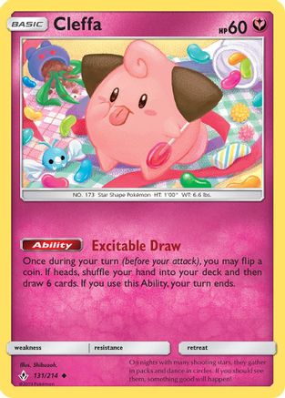 Cleffa 131/214 SM Unbroken Bonds - Uncommon
