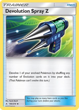 Devolution Spray Z 166/214 SM Unbroken Bonds - Uncommon