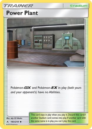 Power Plant 183/214 SM Unbroken Bonds - Uncommon