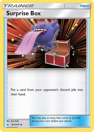 Surprise Box 187/214 SM Unbroken Bonds - Uncommon