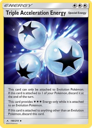 Triple Acceleration Energy 190/214 SM Unbroken Bonds - Uncommon