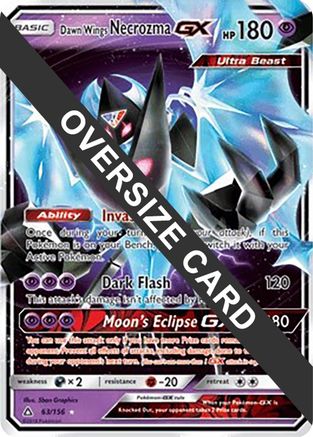 Dawn Wings Necrozma GX 063/156 - Holofoil Jumbo Cards - Promo