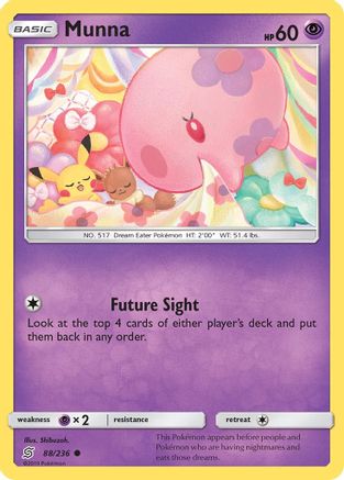 Munna 088/236 - Reverse Holofoil SM Unified Minds - Common