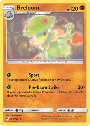 Breloom 108/236 SM Unified Minds - Uncommon