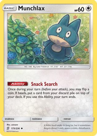 Munchlax 173/236 SM Unified Minds - Uncommon