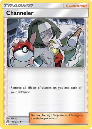 Channeler 190/236 - Reverse Holofoil SM Unified Minds - Uncommon