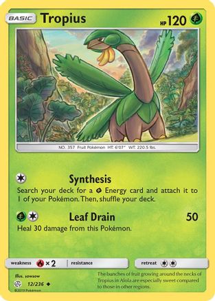 Tropius 012/236 SM Cosmic Eclipse - Uncommon