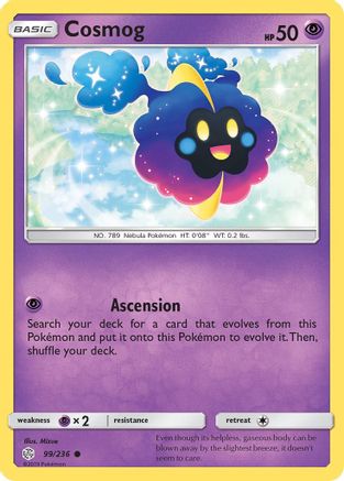 Cosmog 099/236 SM Cosmic Eclipse - Common