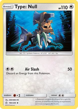 Type: Null 183/236 SM Cosmic Eclipse - Uncommon