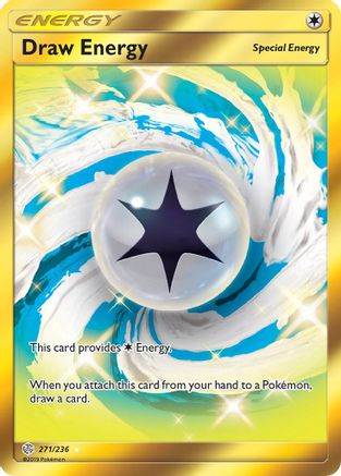 Draw Energy (Secret) 271 - Holofoil SM Cosmic Eclipse - Secret Rare