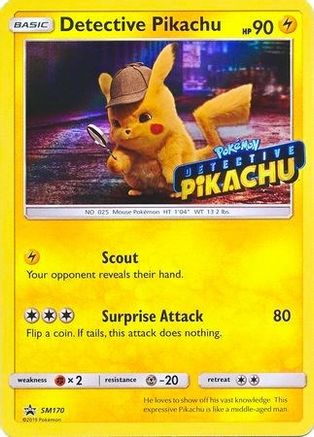 Detective Pikachu SM170 - Holofoil SM Promos - Promo