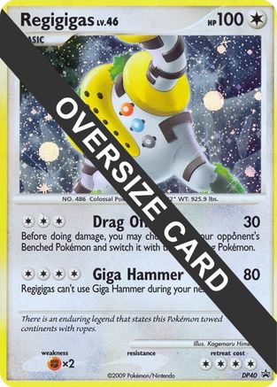 Regigigas DP40 - Holofoil Jumbo Cards - Promo