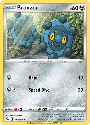 Bronzor 129/192 SWSH02 Rebel Clash - Common