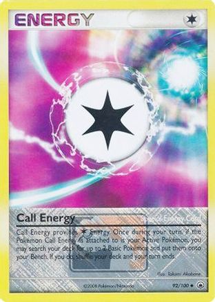 Call Energy 092/100 - Reverse Holofoil League & Championship Cards - Promo