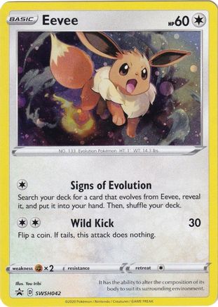 Eevee SWSH042 - Holofoil SWSH Sword & Shield Promo Cards - Promo
