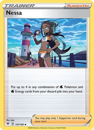 Nessa 157/185 SWSH04 Vivid Voltage - Uncommon
