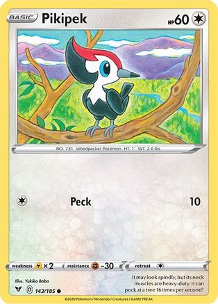 Pikipek 143/185 SWSH04 Vivid Voltage - Common