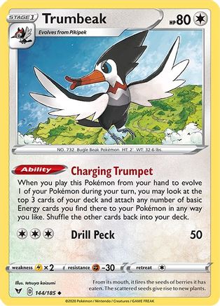 Trumbeak 144/185 SWSH04 Vivid Voltage - Uncommon