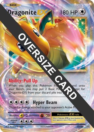 Dragonite EX 072/108 - Holofoil Jumbo Cards - Promo