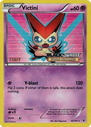Victini 043/101 - Holofoil Black and White Promos - Promo