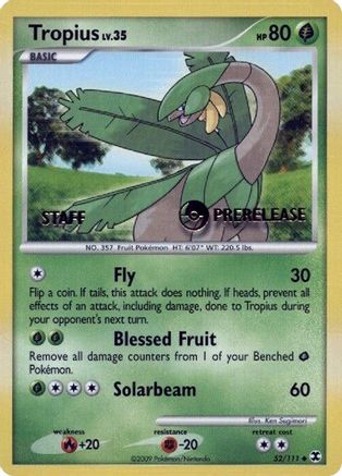 Tropius 052/111 Nintendo Promos - Promo