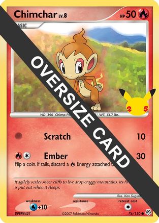 Chimchar 076/130 First Partner Pack - Promo