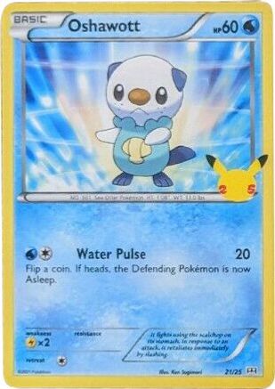 Oshawott 021/25 McDonalds 25th Anniversary Promos - Promo