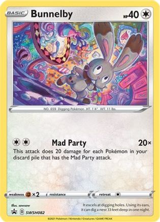 Bunnelby SWSH082 - Holofoil SWSH Sword & Shield Promo Cards - Promo
