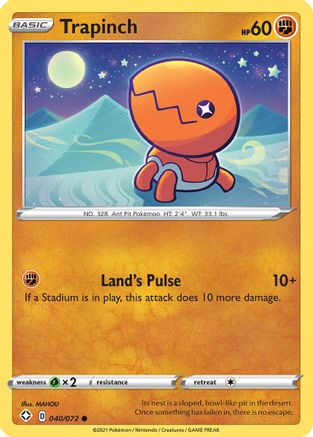 Trapinch 040/072 Shining Fates - Common
