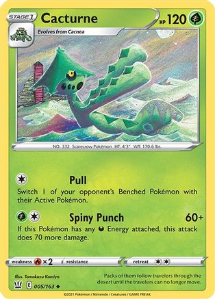 Cacturne 005/163 SWSH05 Battle Styles - Uncommon