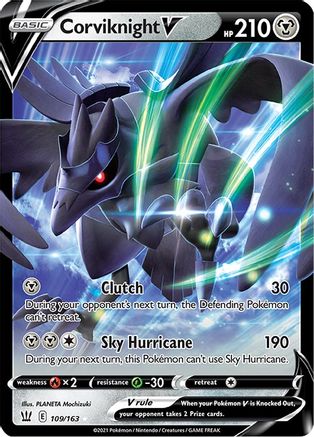 Corviknight V 109/163 - Holofoil SWSH05 Battle Styles - Ultra Rare