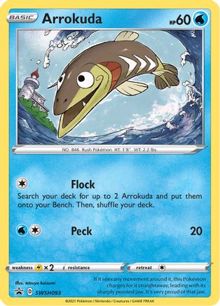 Arrokuda SWSH093 - Holofoil SWSH Sword & Shield Promo Cards - Promo