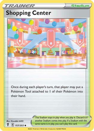 Shopping Center 157/203 - Reverse Holofoil SWSH07 Evolving Skies - Uncommon